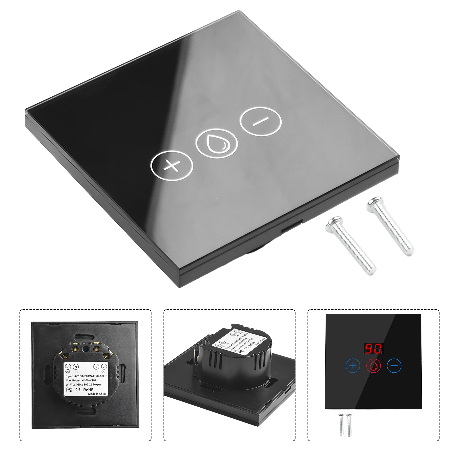 Advanced For Smart Timer Switch for Immersion Heater with Power Load Detection and Mobile App for Customized Timetable Setup