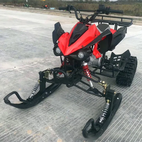 

Adult 125Cc Snowmobile Bull Automatic Quad Motocross Tracked Ski Area Vehicle Snow Ski Area