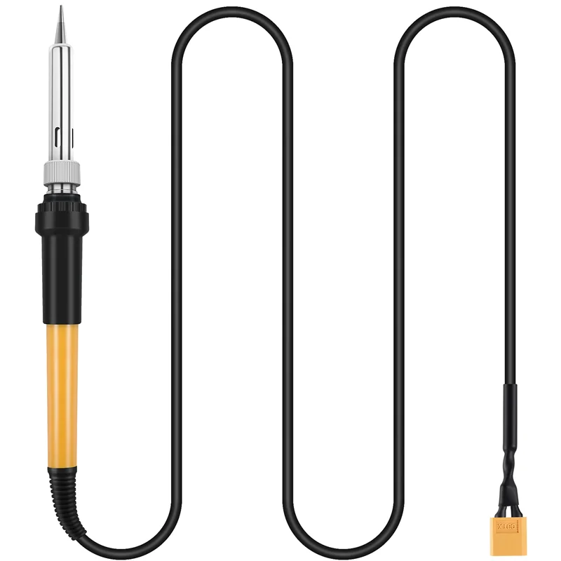 مكواة لحام محمولة من LICE - موصل Xt60 - تستخدم مع بطارية ليبو 3S 12V - مثالية لمعدات الطائرات بدون طيار Rc والإلكترونيات Repa