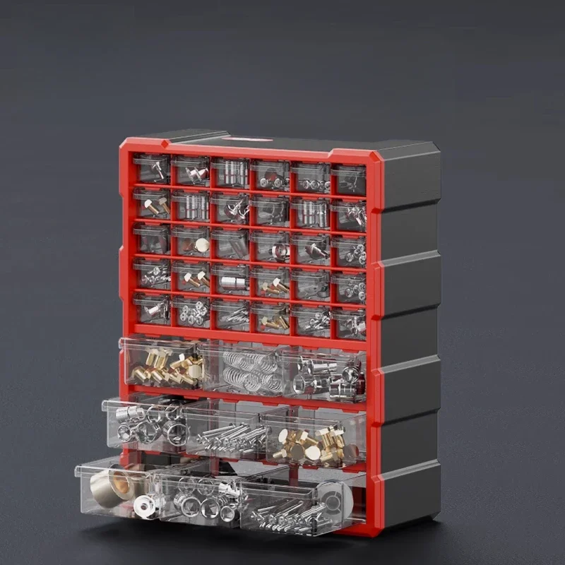 Drawer type parts box, storage accessories screw box, parts cabinet drawer type, component classification storage
