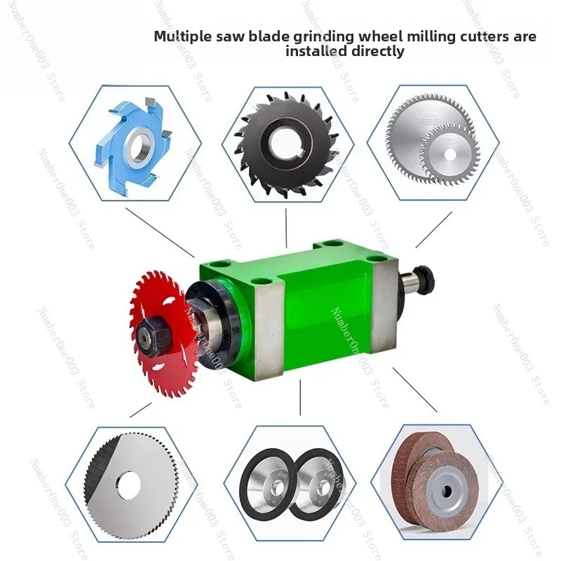 

CNC Lathe Spindle Power Head Waterproof Grinding Wheel Motorized Spindle Cutting Milling Head