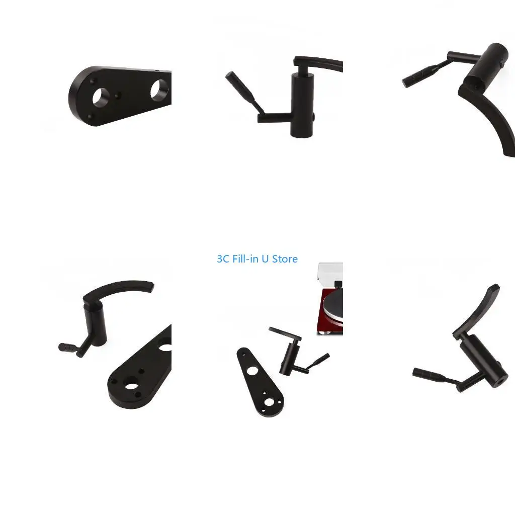 G8TA Turntable Tonearm Lifter Aluminium Alloy Professional Easy to Install 12.8mm Turntable Arm Lifter for Turntable
