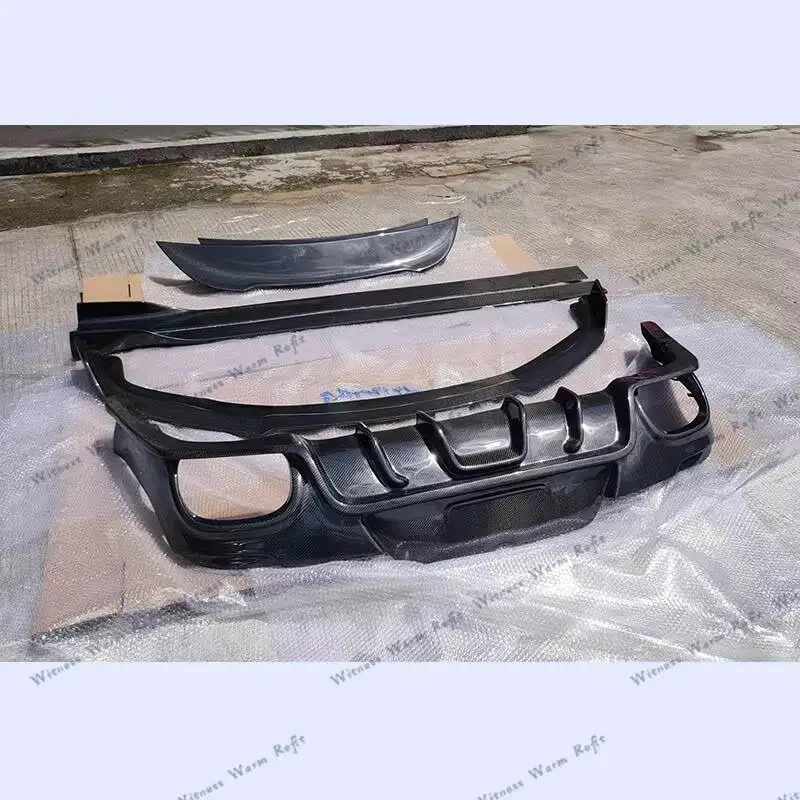 ألياف الكربون الحقيقية الجبهة شفة ممتصة للصدمات الخلفية الناشر سيارة الجانب تنورة المفسد لبورشه باناميرا 970 2014 2015 2016 طقم الجسم