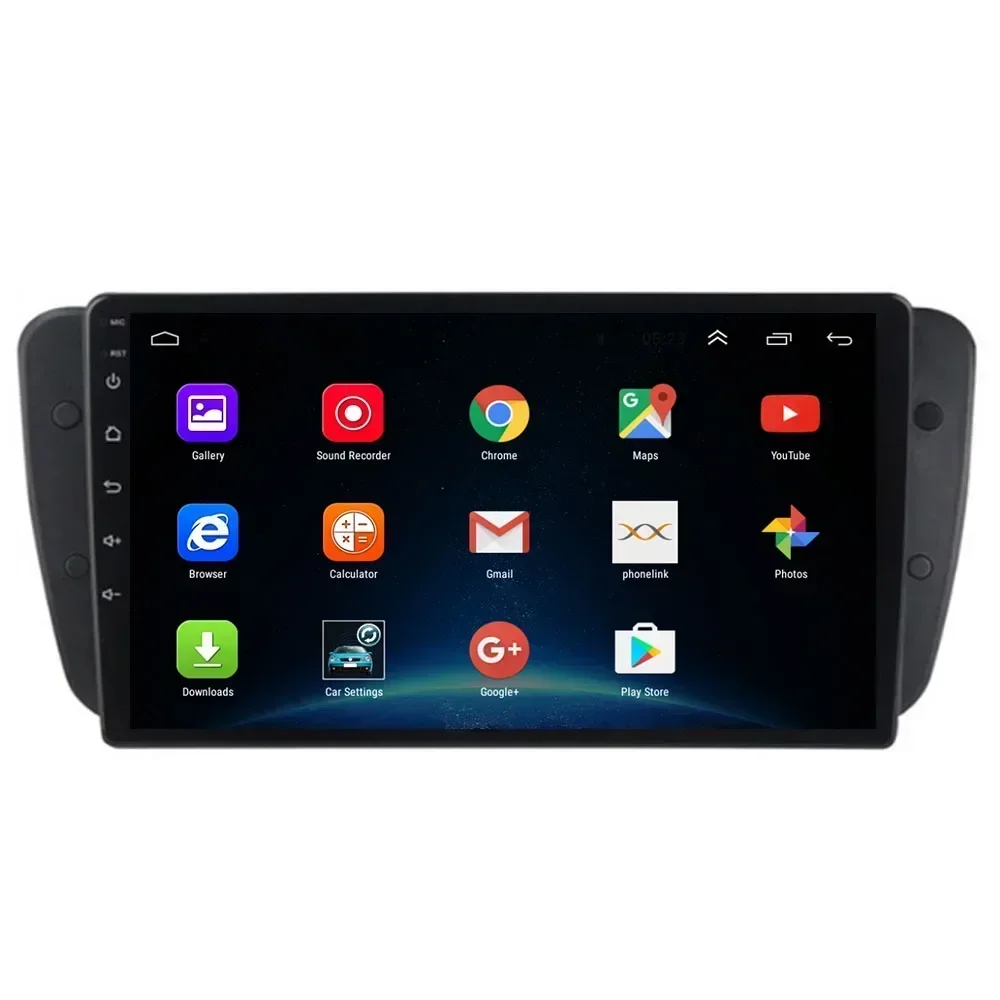 2 Din Android 13 Автомобильный стерео радио DVD GPS Мультимедийный видеоплеер 5G Wi-Fi камера DSP Carplay для Seat Ibiza 6j 2009-2012