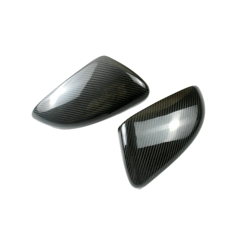 1 Pair Rearview Mirror Cover Carbon Fiber Side Rear View Mirror Cover Caps For Golf MK6 Golf 6 R VI 2009 - 2013