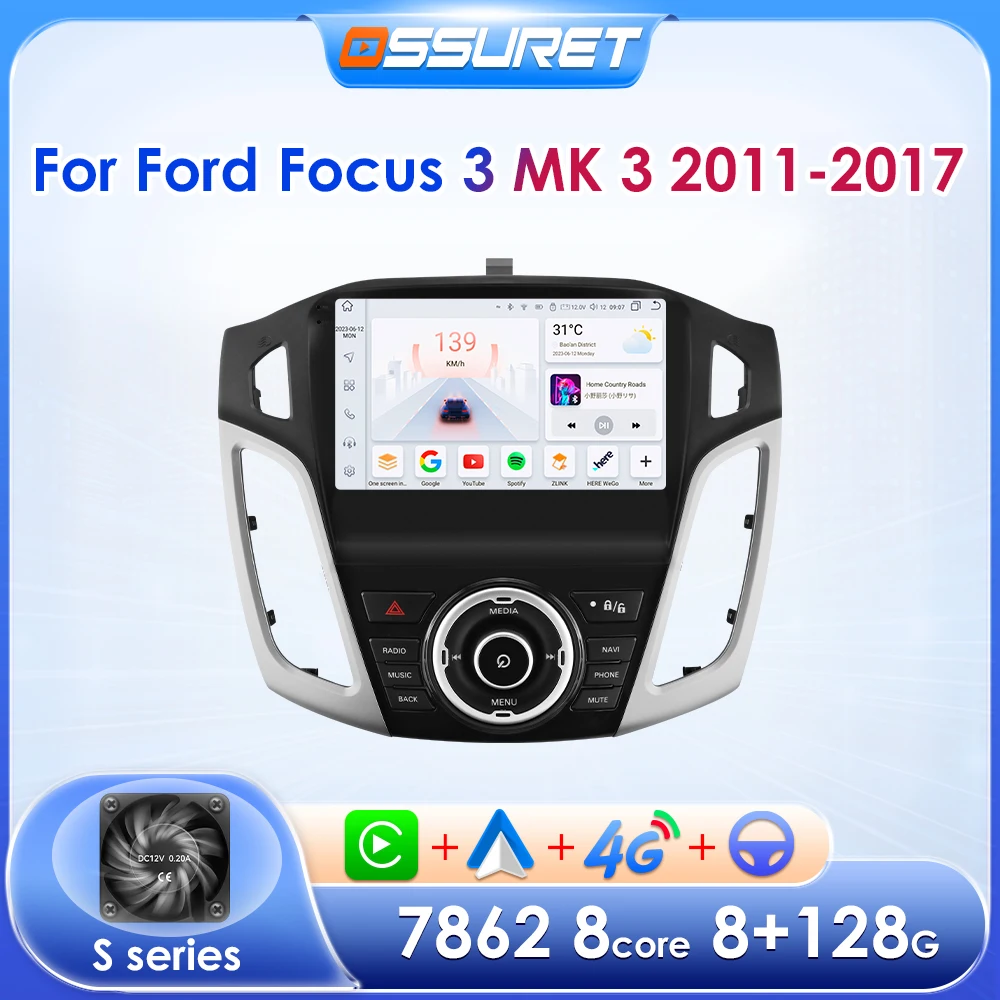 Recensione del sistema multimediale per auto 7862 Android per Ford Focus 3 MK3 2011-2017