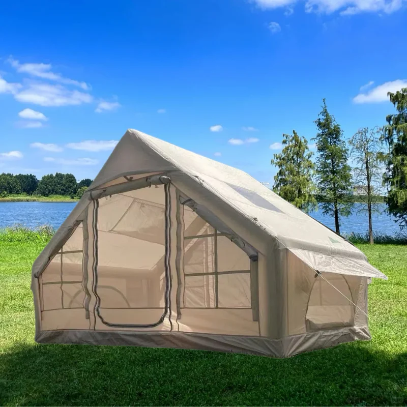 

Inflatable Tent Outdoor Camping Oxford Cloth Rainproof Quick Opening Portable Automatic Construction Equipment Anti-Mosquito