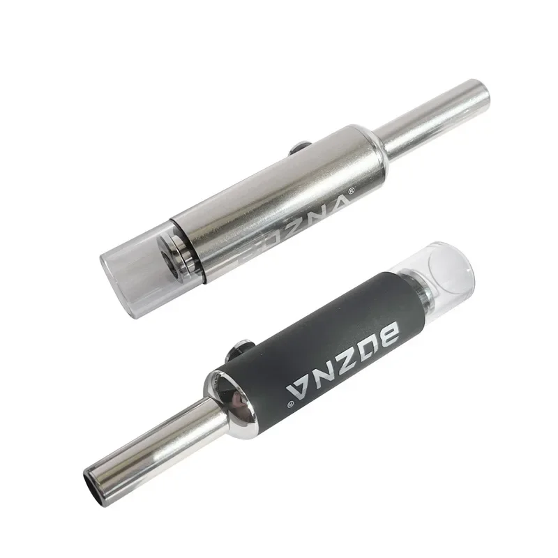 Dry Burner Smoking Pipe Glass Twisty Blunt Dry Her EDG Pipe Retractable Tobacco Pipe Piston Type Glass view 5