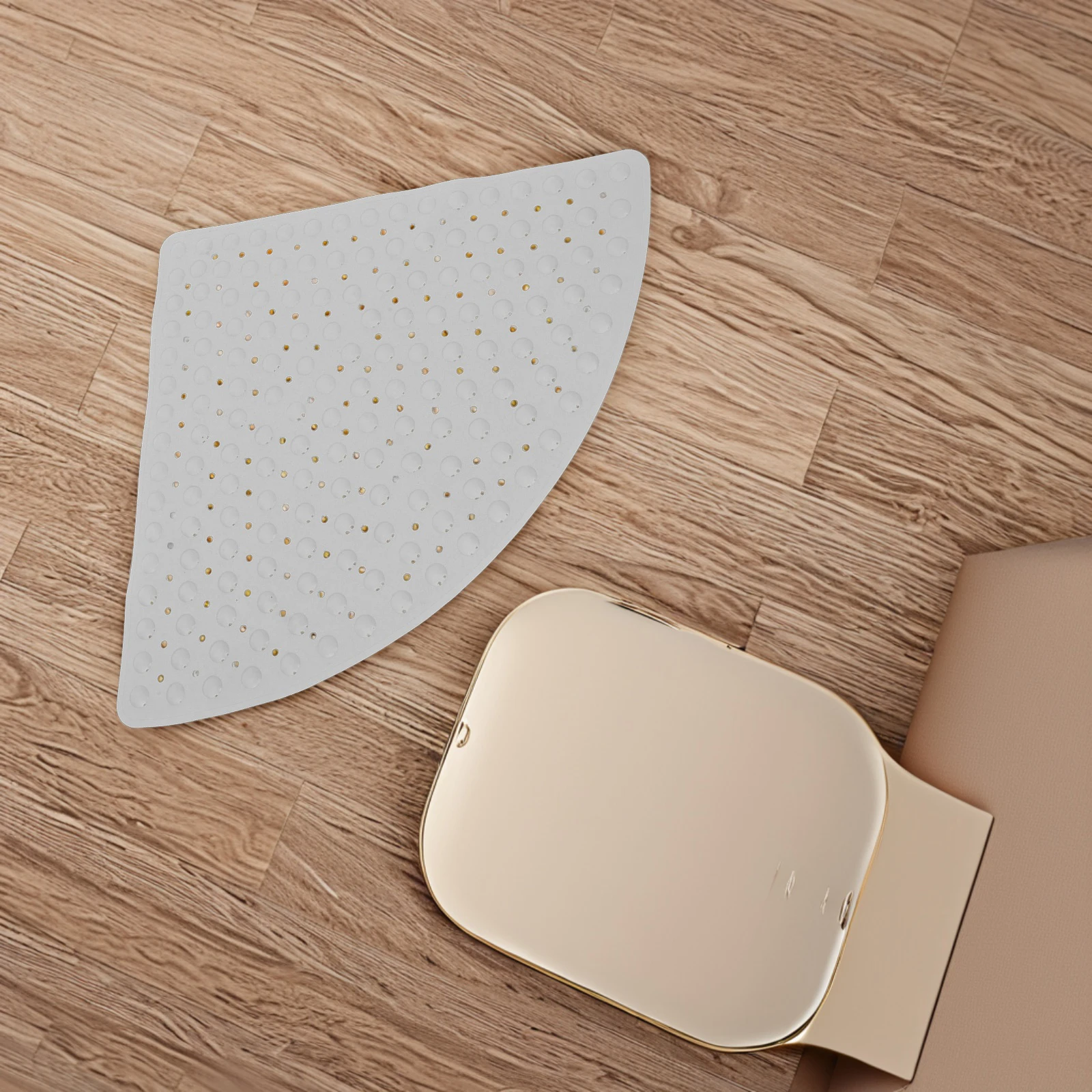 

Нескользящий угловой треугольный коврик для ванной комнаты, противоскользящий коврик для душа для детей, пожилых людей, удобные коврики для ванной комнаты