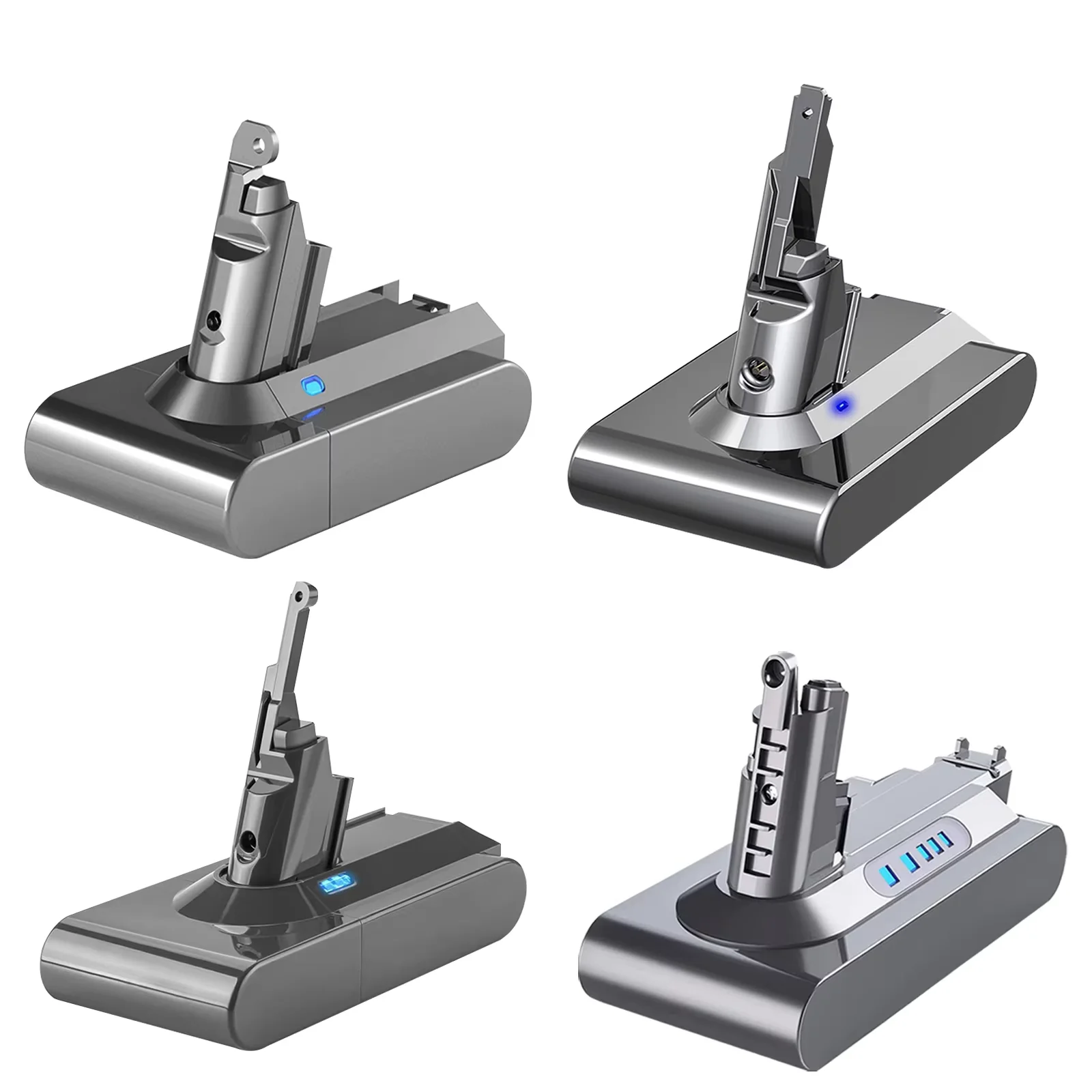 Akumulator do odkurzacza Powtree 6.0/8.0Ah do Dyson V6 V7 Series V8 V10 DC58 DC62 SV11 SV12 SV10 Absolute Fluffy Animal — 2
