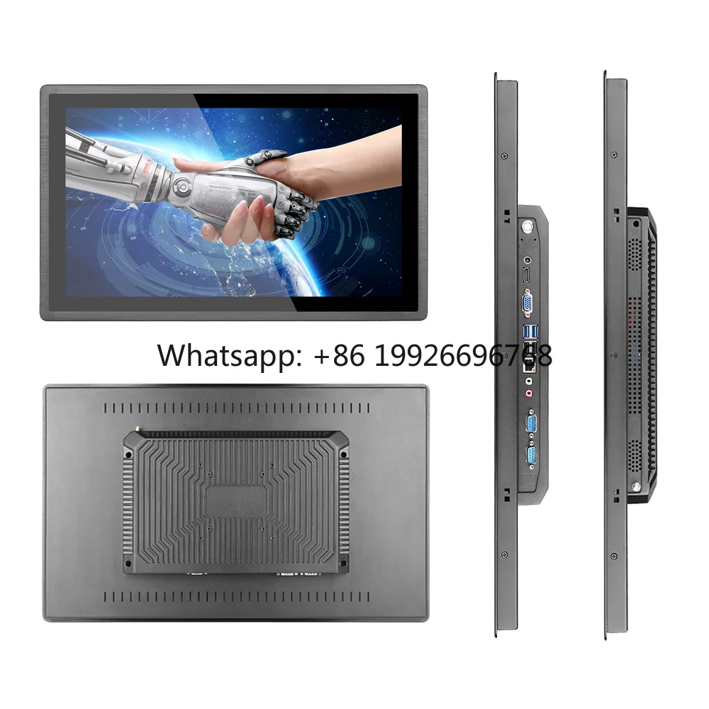 21.5 INCH LCD Touch Screen Industrial Panel PC for Android & Linux OS I5/i3 CPU All-In-One Monitor USB/RJ45/COM/Audio