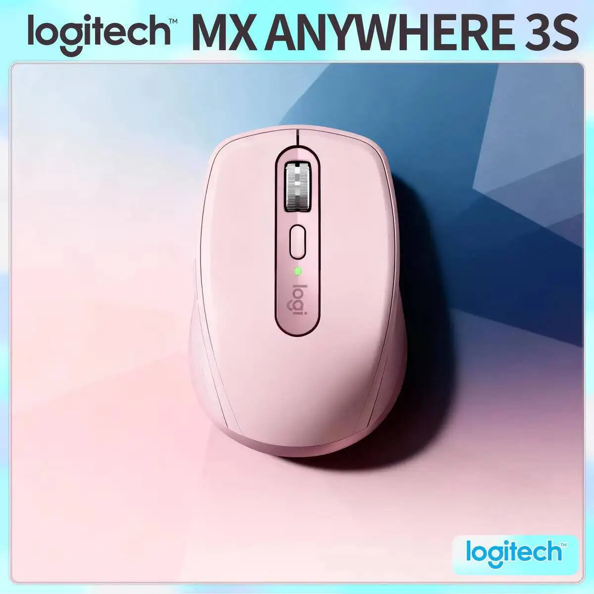 

Компактная мышь Logitech MX Anywhere 3S, эргономичный дизайн, перезаряжаемая, с быстрым прокруткой для портативных ПК Mac
