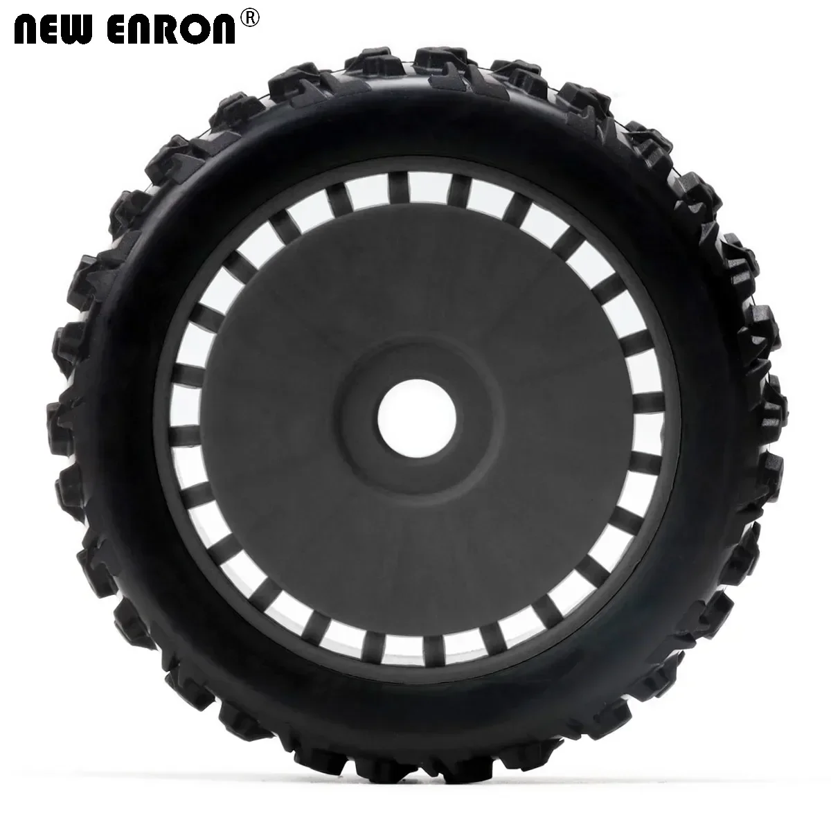 BAIRONG – Pneus RC 1/8 – 116 Mm, Hex 17 Mm – 4 Roues Pour ARRMA, Redcat, Team Hobao