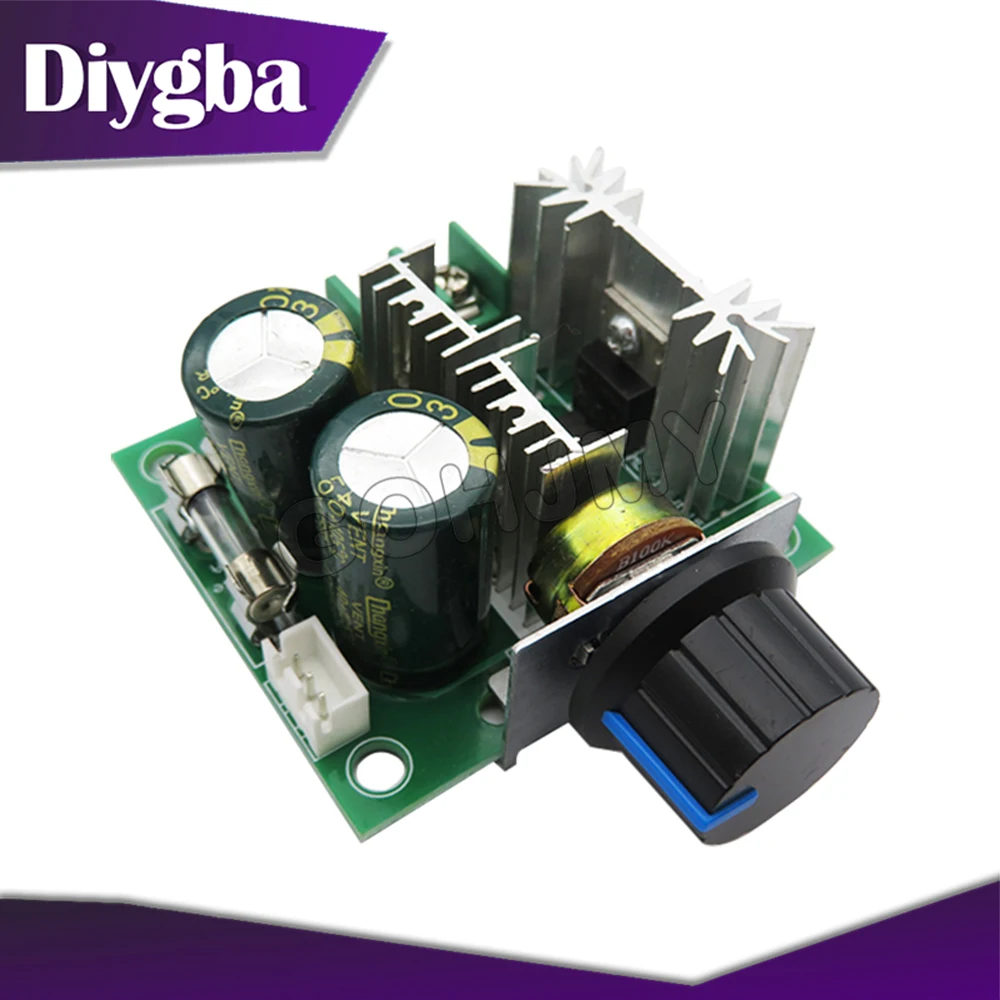 PWM DC motor speed regulator pump stepless speed regulation switch module, high efficiency 12V-40V 10A