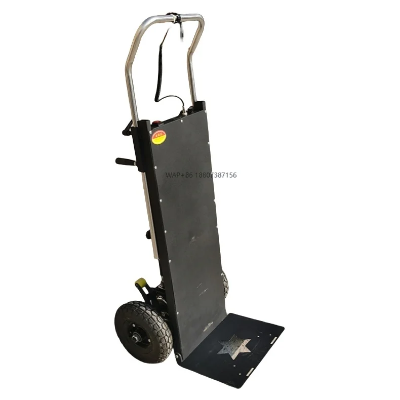 250 Kilogram Capacity Electric Climbing Machine Automatic Crawling Type Foldable Steel Shopping Platform Moving Trolley