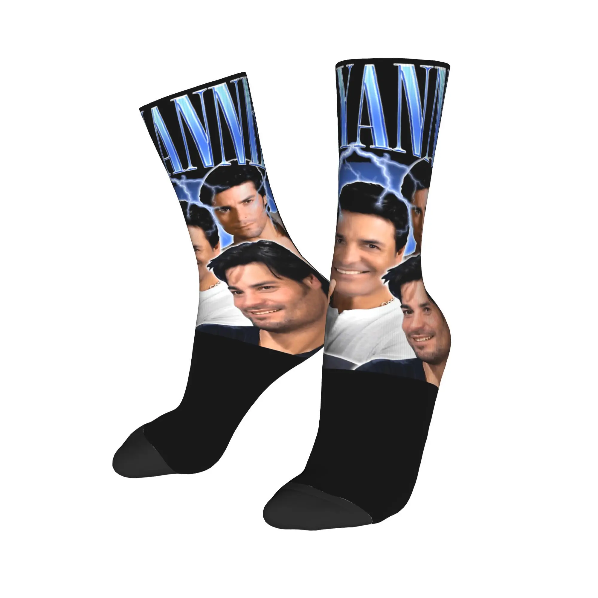 

Chayanne Socks Gothic Stockings Men's Warm Soft Outdoor Sports Socks Autumn Graphic Non Slip Socks