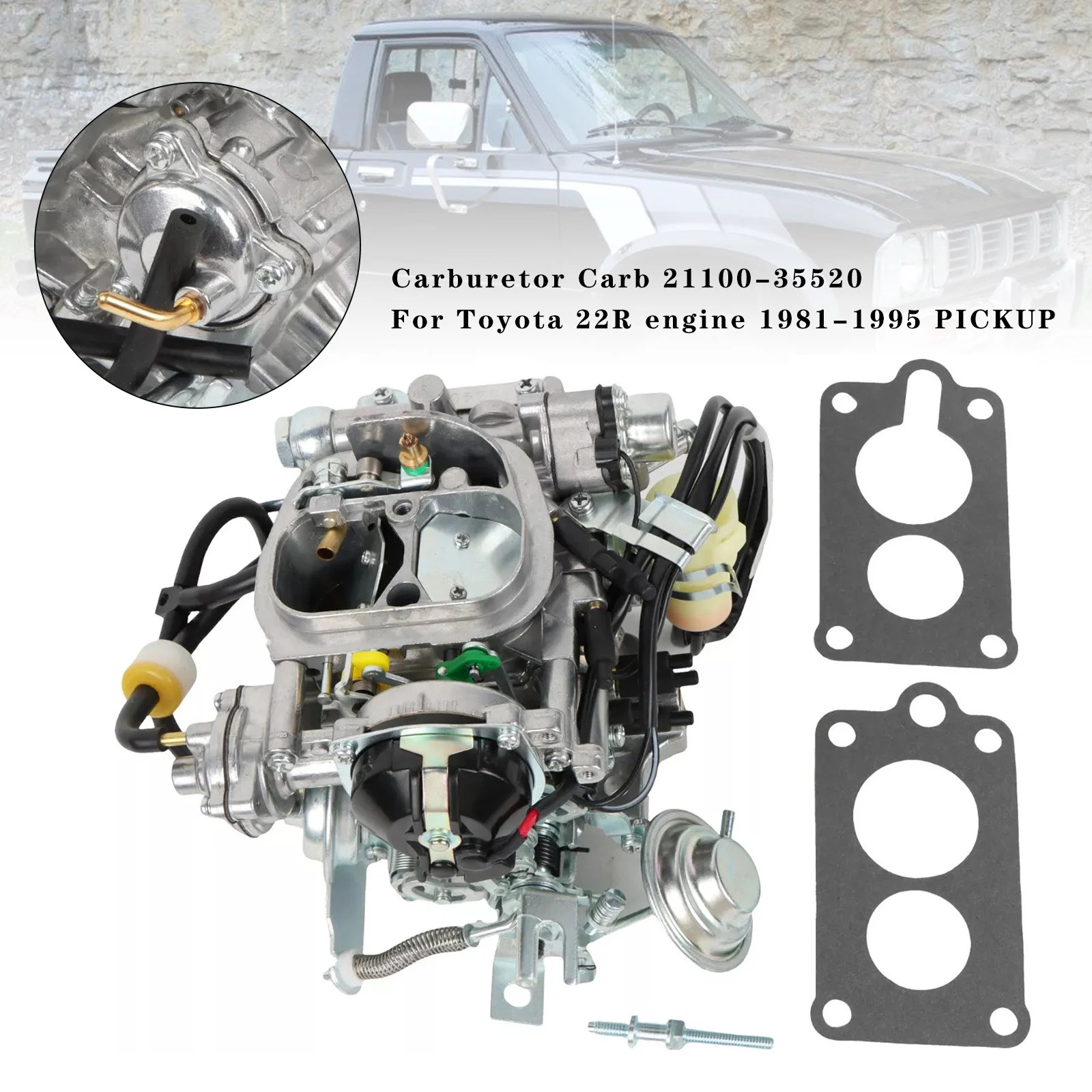 

Carburetor Carb 21100-35520 for Toyota 22R engine 1981-1995 PICKUP