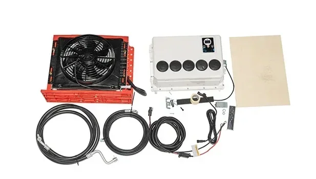 

Hot Sales Construction Machinery Cabin Sleeper Battery Powered Mini Wall Split 12v 24v 12 Volt Parking Air Conditioner