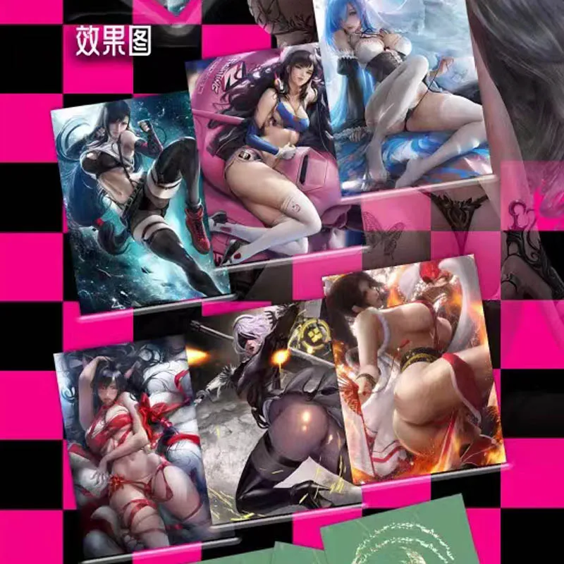 Goddess Story Collection Cards Booster Box Seduction Pink Full Set Exciting Sexual Table Games Trading Cards