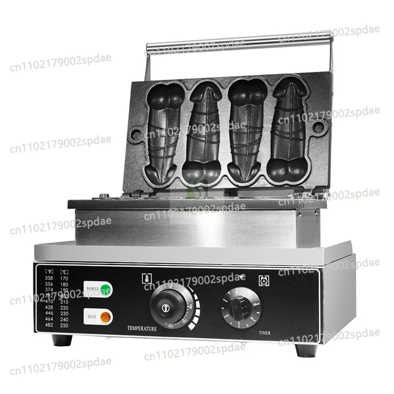 Mini Electric Non-Stick Waffle Machine Stable Commercial Heating Design For Snack Baking Processing