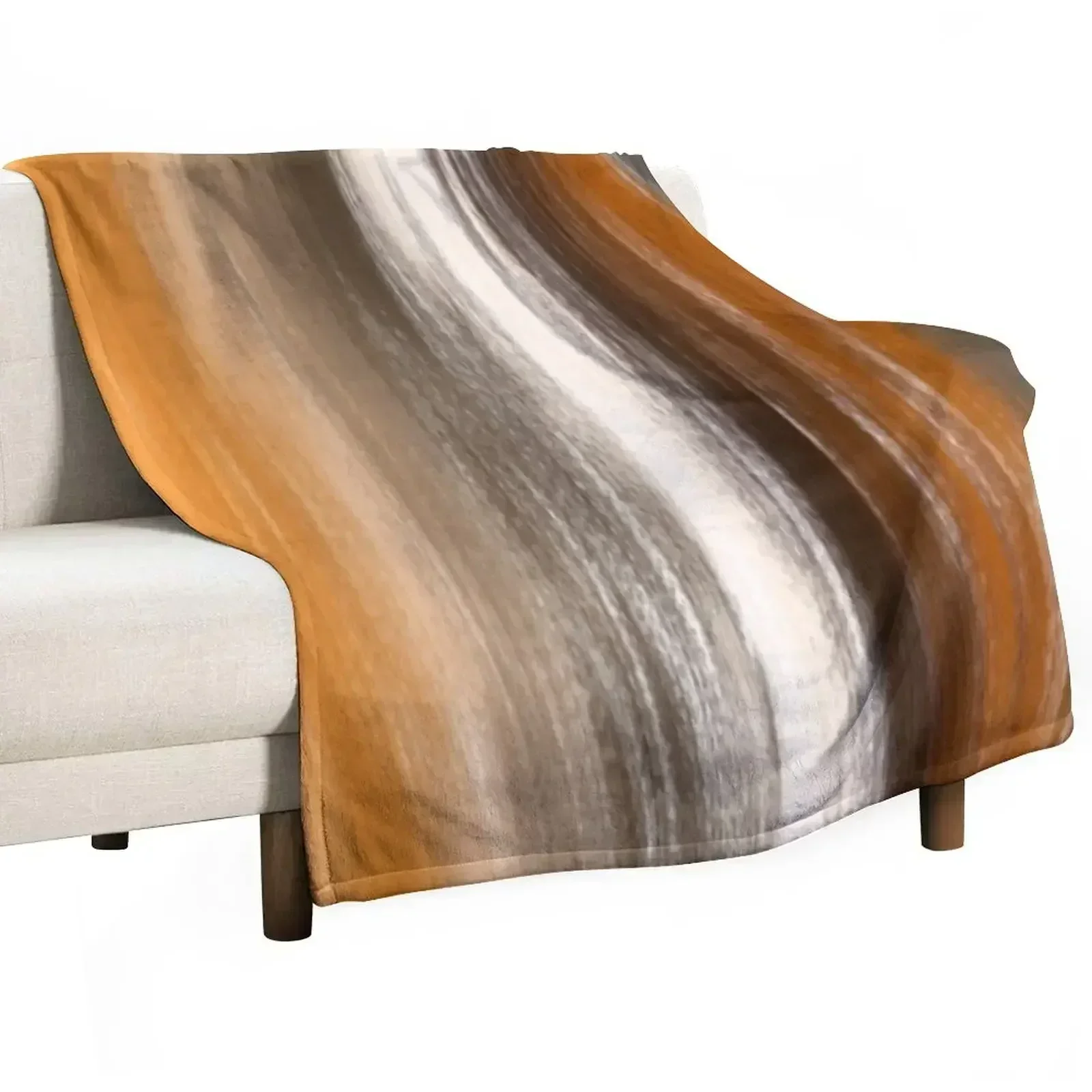 

Orange Throw Blanket Anti Shedding Soft Fuzzy Blanket for Home