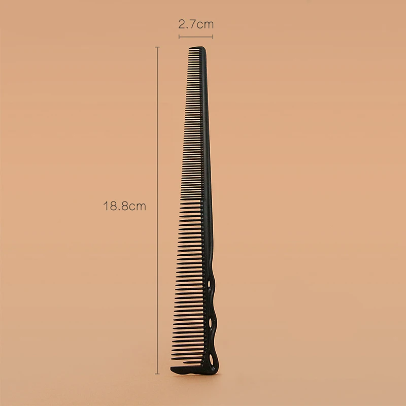 مشط بلاستيكي جديد لقص الشعر لصالونات التجميل برأس مسطح مع أداة تصفيف الشعر الاحترافية ذات الأسنان المتناثرة #5