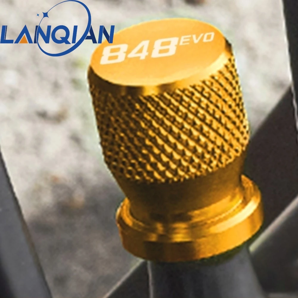 

For DUCATI 848 848EVO 916 916SPS 1994-2013 2012 2011 2010 Motorcycle Accessories Metal Tire Valve Air Port Stem Cover Caps