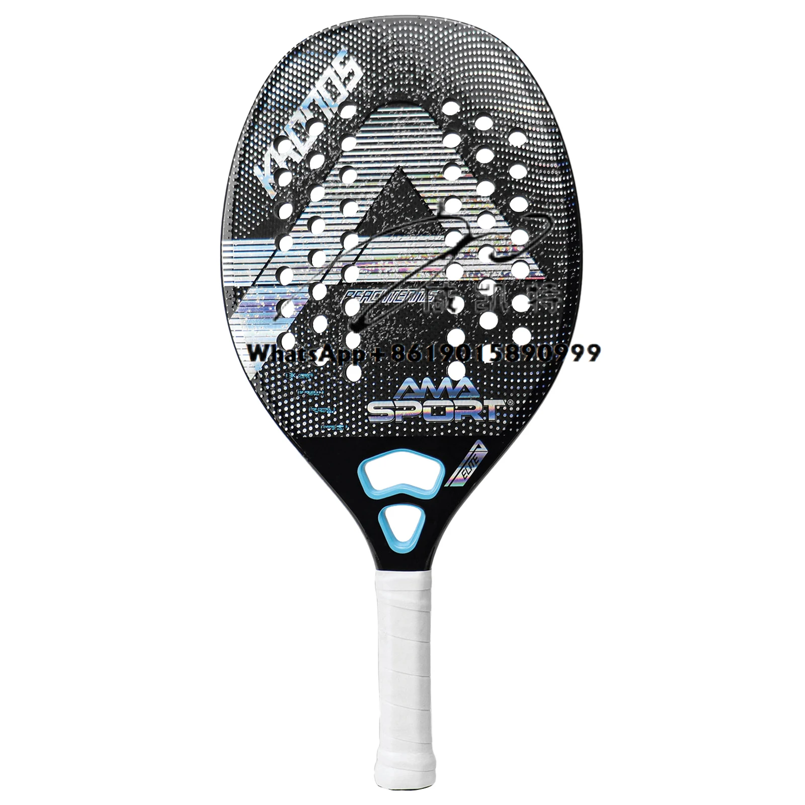 

2025 Professional Manufacturer High Quality Custom Logo Carbon Fiber Beach Tennis Paddle Racket With Sand Grit
