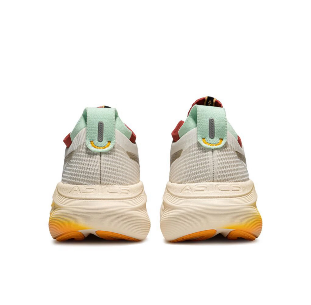 Asics Gel-Nimbus 27 نسيج مريح جلد صناعي قابل للتنفس منخفض القمة ماراثون احذية الجري للرجال