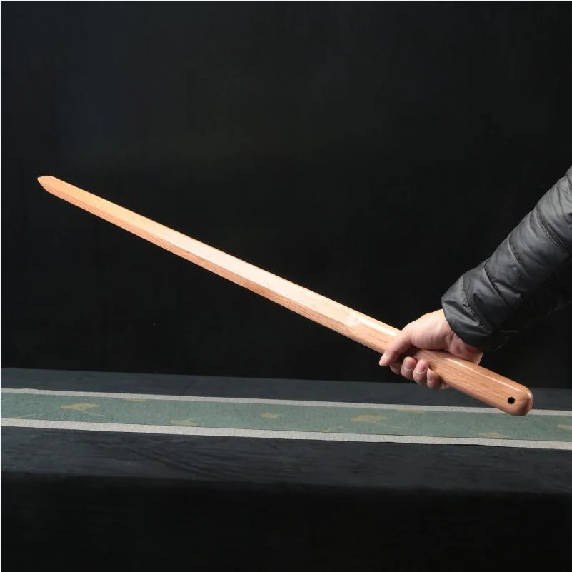 Full Tang Heavy Hardwood Katana for Kendo Suburi & Martial Arts Training - Solid Wood Practice Sword (One/Two Handed, Self Defense, Bamboo Style)