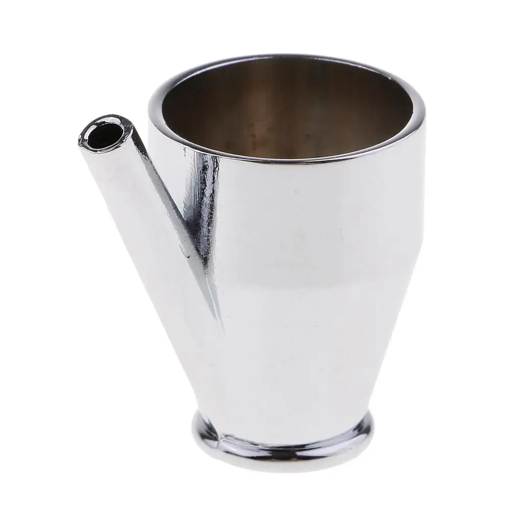 

Precision Metal Airbrush Cup 5ml Detachable Siphon Feed Reservoir for Single Airbrush Spray Color Mixing