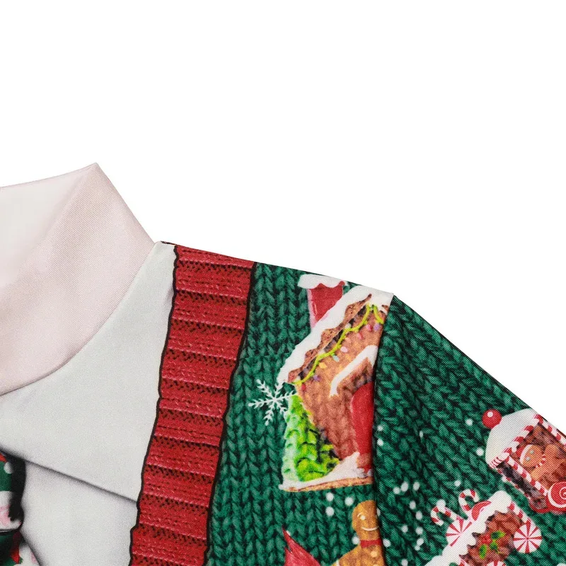 NewS-XL Christmas Muscle Chest Sexy Boobs Sweatshirt Men Women Ugly Sweater Party Funny Graphic Sweatshirts Pullover Hoodies Top