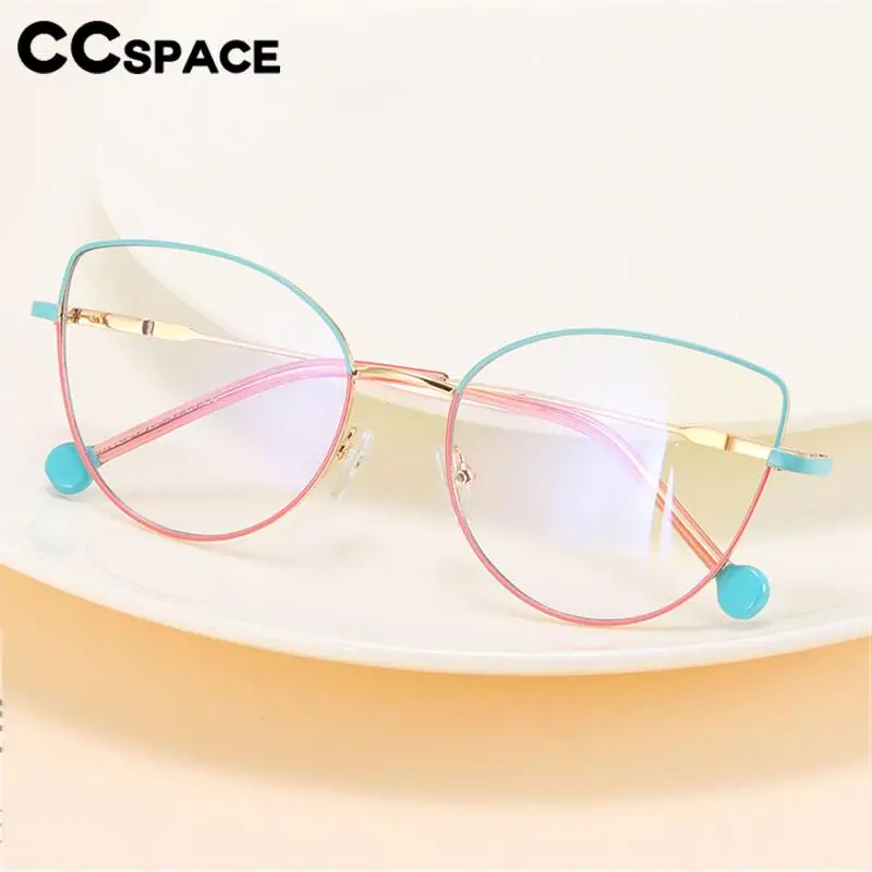 57361 Ultralight Metal Anti Blue Light Glasses Trend Butterfly Optical Spectacles Frames Spring Hinge Prescription Eyeglass