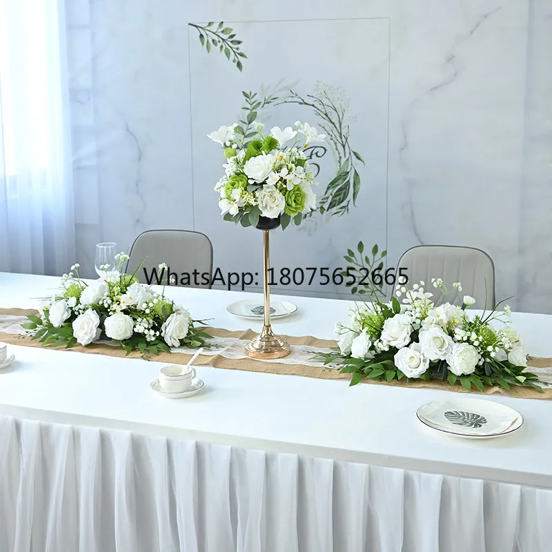 Table decorations artificial flowers ornaments western restaurant table fake flowers desktop