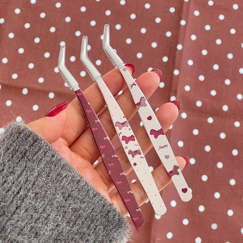 Cartoon  Horse Edition Beads Tweezers DIY Journaling Diorama Sticker Tool Scrapbooking Photocard Craft Supplies Eyelash Tweezer