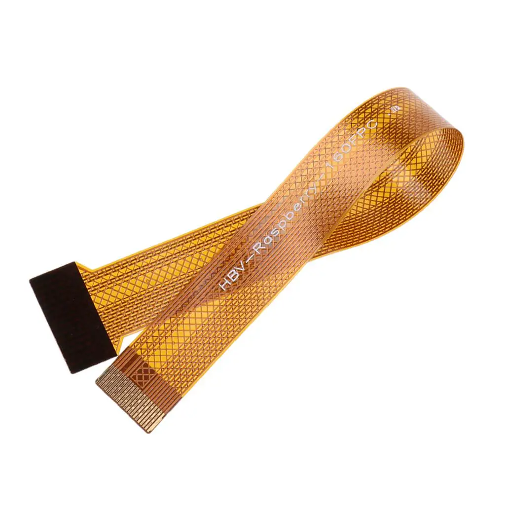 

Gold FFC Camera Cable Plastic Ribbon Connector Wire for Raspberry Pi Zero W Zero 1.3 H Interface