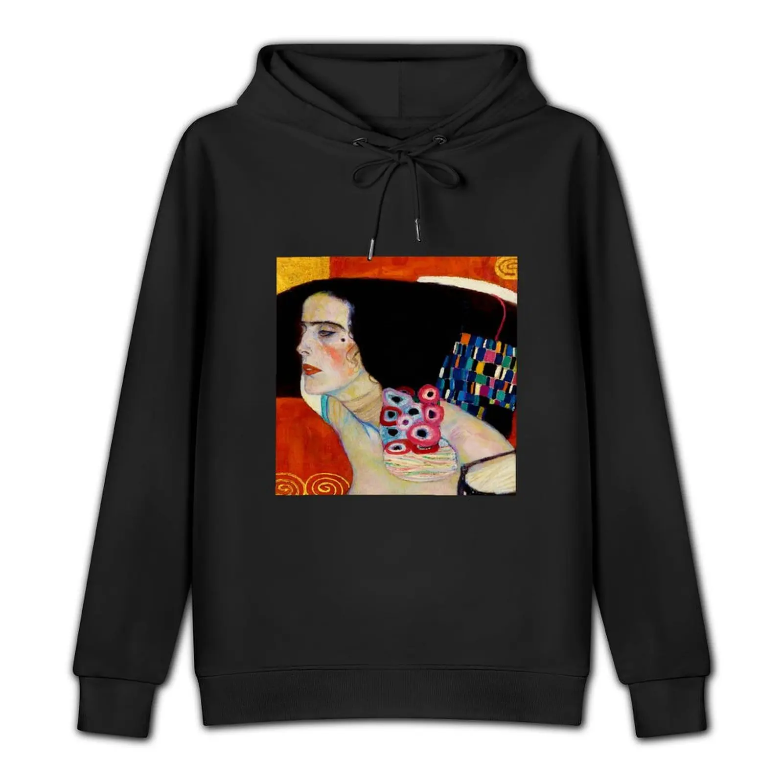 Gustav Klimt Judith II detail Pullover Hoodie clothes for men japanese style men wear men's sweat-shirt set hoodie