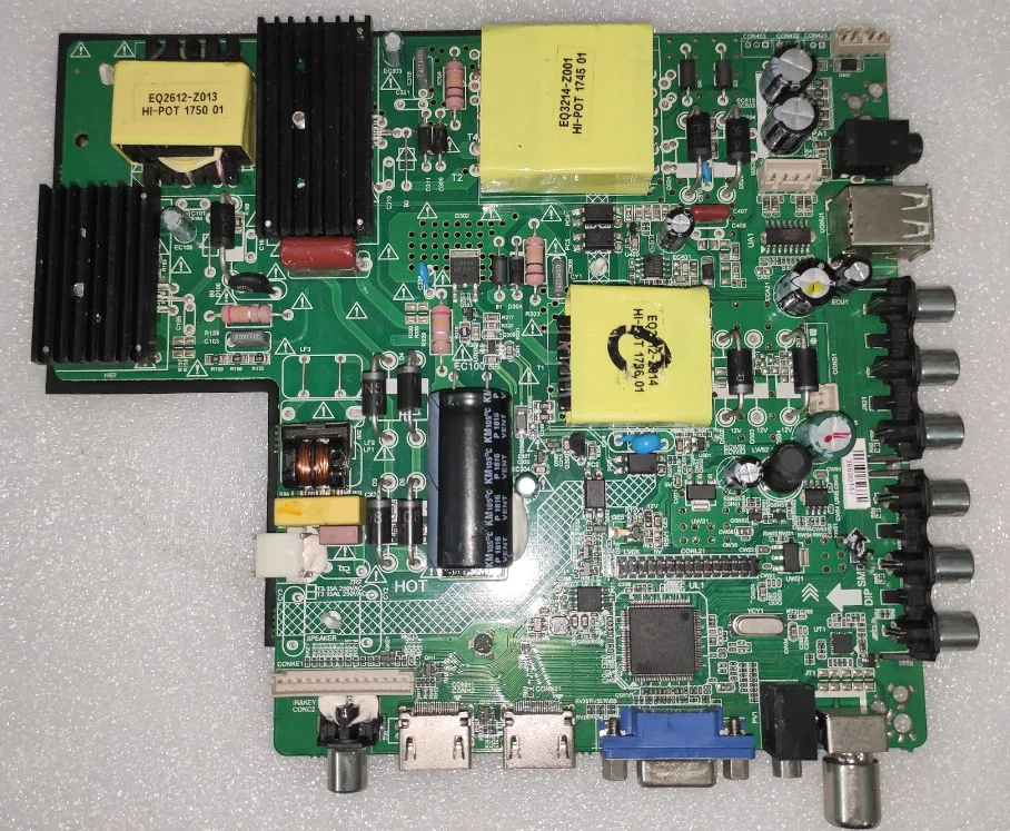 

Free shipping! ZP.VST.V56RU.P815 Three in one TV motherboard, high-power 60-125V 900ma