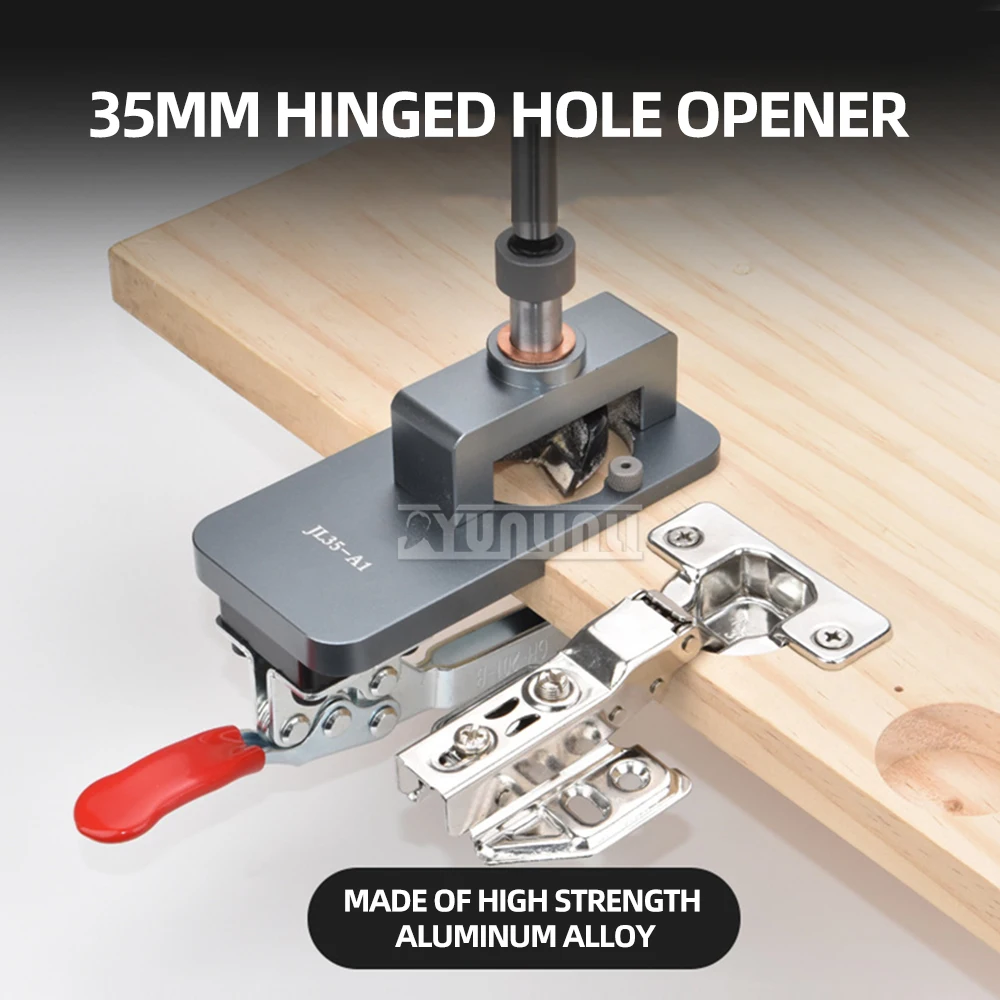 Woodworking 35mm hinge hole opener door panel hinge hole punch cabinet door locator wood board drilling