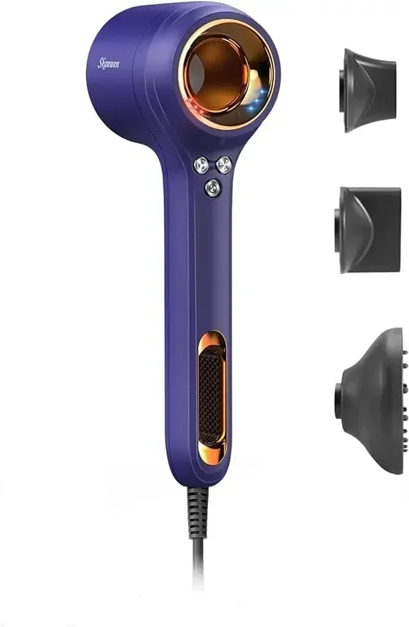 SKANWEN Hair Dryer, Ionic Blow  High-Speed Brushless Motor for Fast-Drying, Low Noise, Thermo-Control Hairdryer