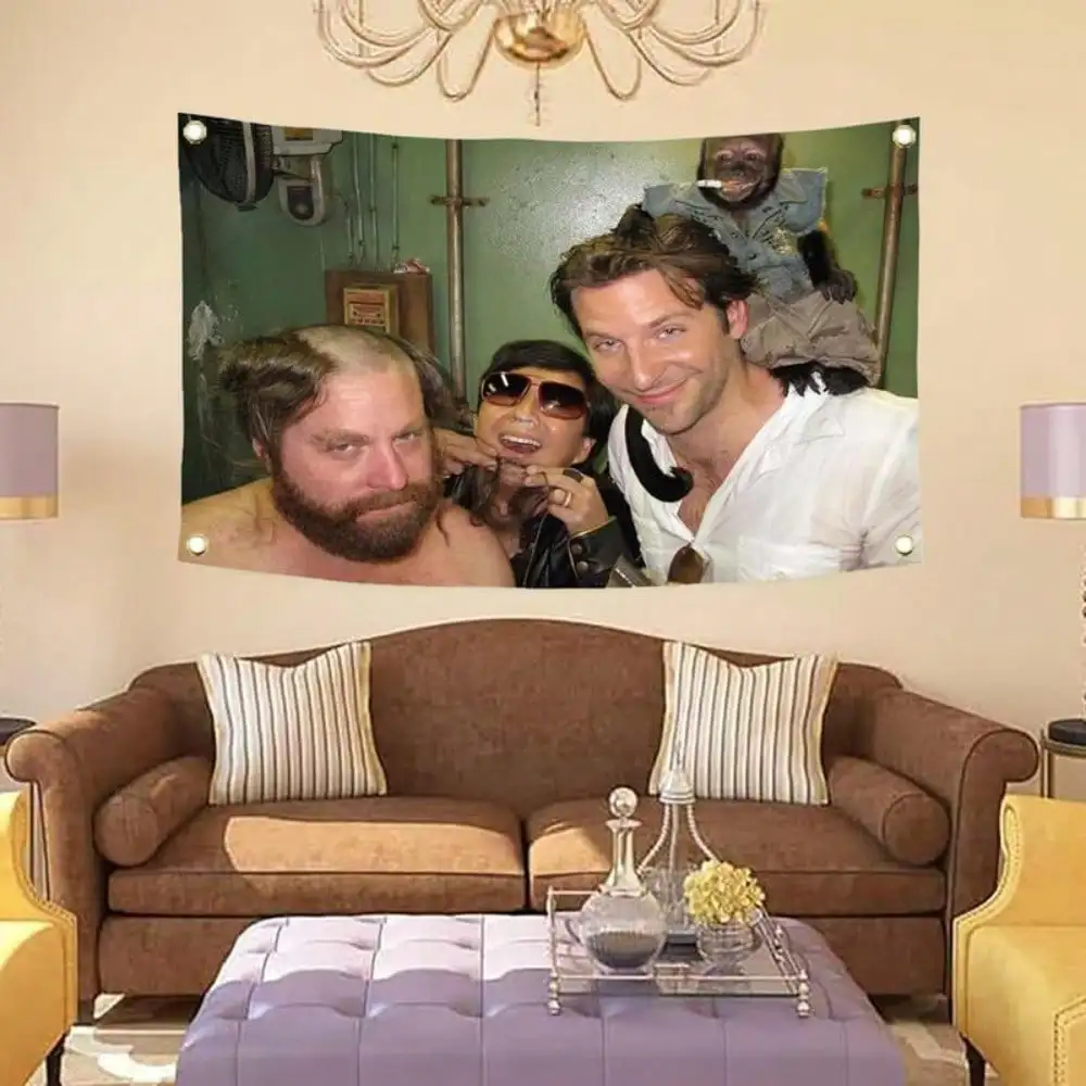 The Hangover Funny Banner 3x5ft Funny Banner With Two Grommets For College Dorm Man Cave Fraternity Wall Outdoor Banner