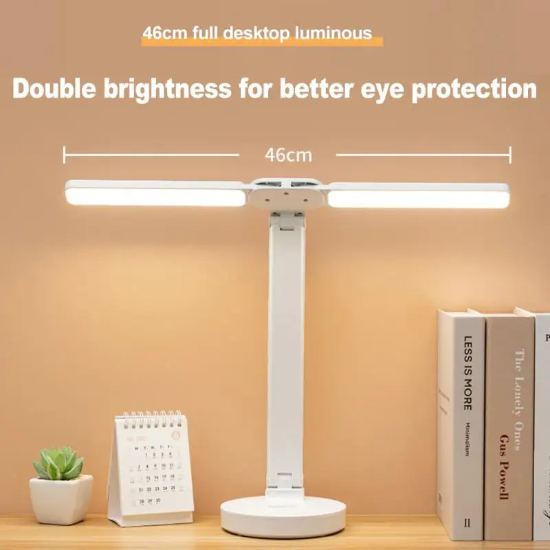 

LED Desk Lamp USB Rechargeable Table Lamp 3 Levels Dimmable Touch Desk Lighting Eye Protection Foldable For Bedroom Desk Light