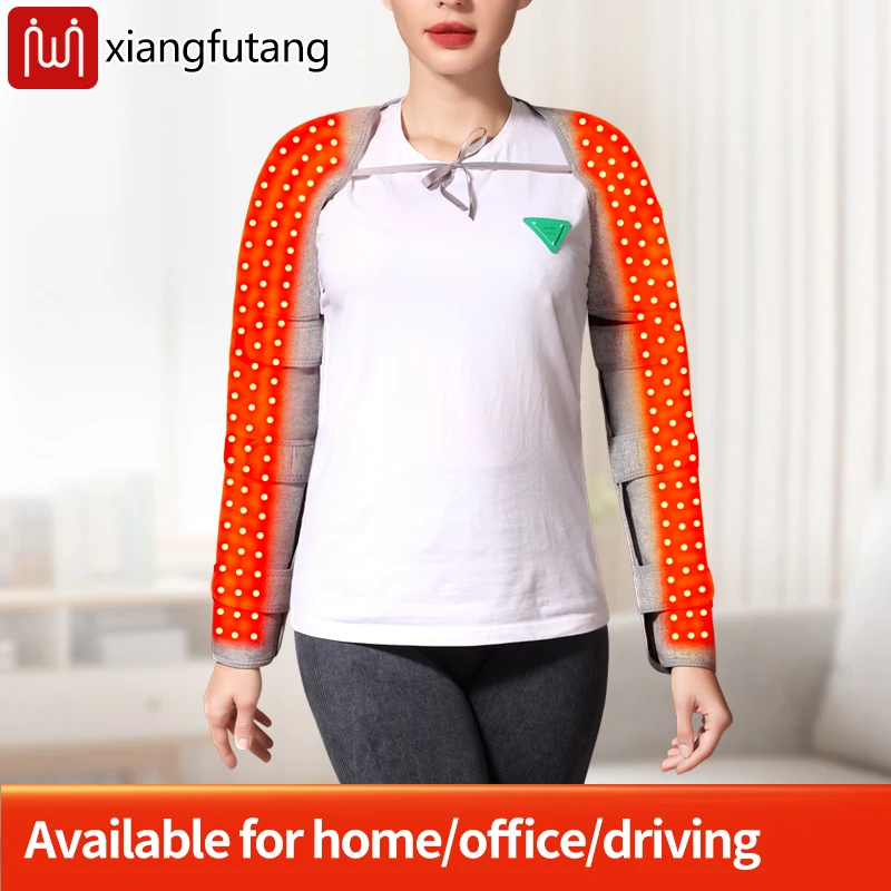 660nm Red Light Heating Pad Arm Wrap 384 LED Relieve Hand Fatigue Wellness Protector Home Relax Joint Comfort image 4