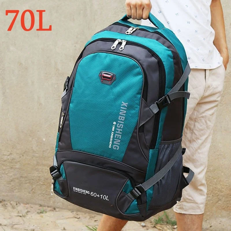 70L Outdoor Hiking Sports Travel Backpack School Bag Large Capacity Trekking Camping Climbing Back Pack Rucksack Tactical Bags