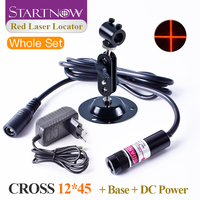 Startnow Laser Marker Indicator Set 12x42 635nm 10mw Focusable Beam Cross Red Light Pointer Locator For CNC Woodworking Marking