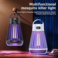 New home electronic mosquito killer lamp, indoor electric shock mosquito killer lamp, outdoor waterproof camping lamp artifact