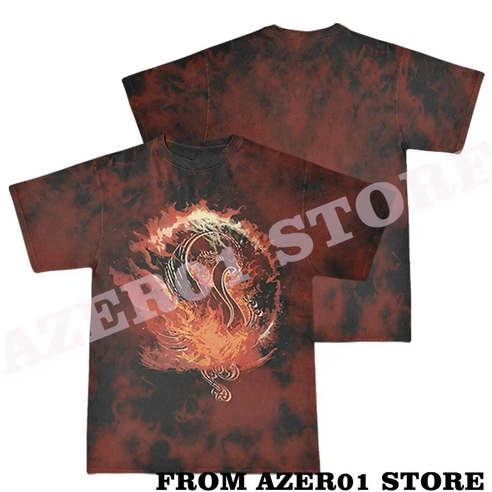 Illenium Red Tie Dye Logo Merch T-shirt Print Summer Men/Women Streetwear Tshirt Shirt Short Sleeve New Logo Tee