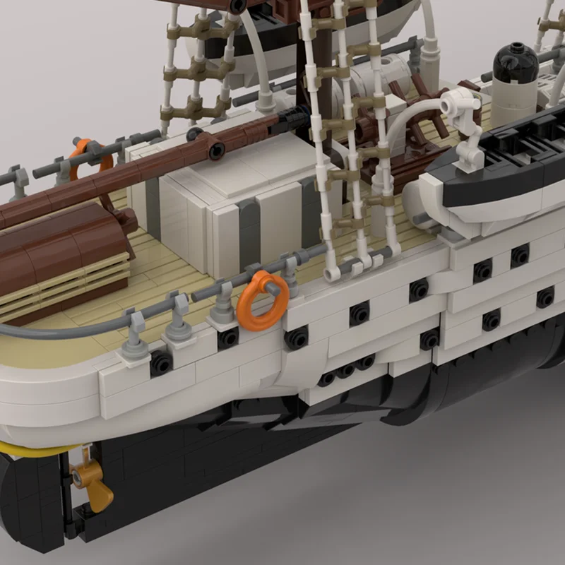 

Railway Train Model Moc Building Blocks 1:48 Railroad K4 Model Technology Brick DIY Assembly Construction Holiday Toy Set Gifts