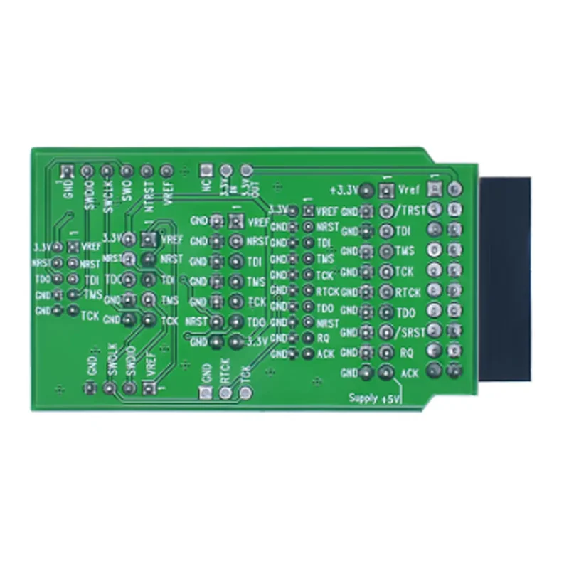 For JLINK V8 V9 Adapter Plate JTAG to SWD Multi-function for ULINK2 STLINK V2 Multi-function Switching Board 2.54 Flat Cable