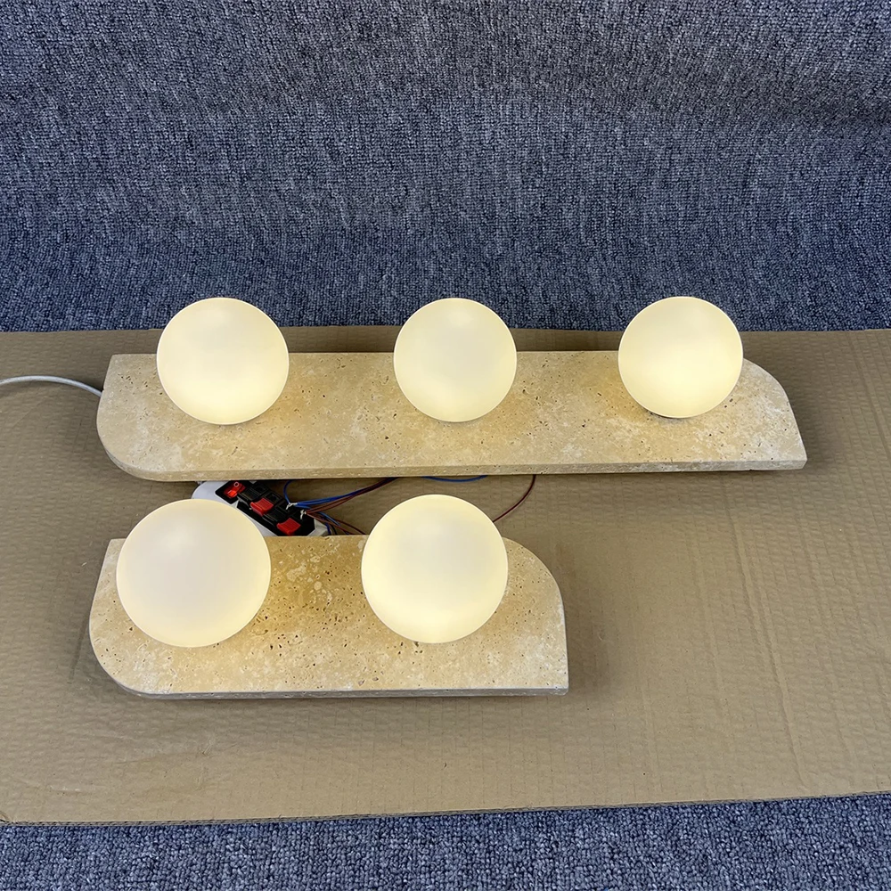 الحديثة اليابانية الأصفر الكهف حجر الجدار مصباح الشمال الحد الأدنى الجدار الخفيفة لغرفة النوم السرير بيت الضيافة الممر مدخل ديكور